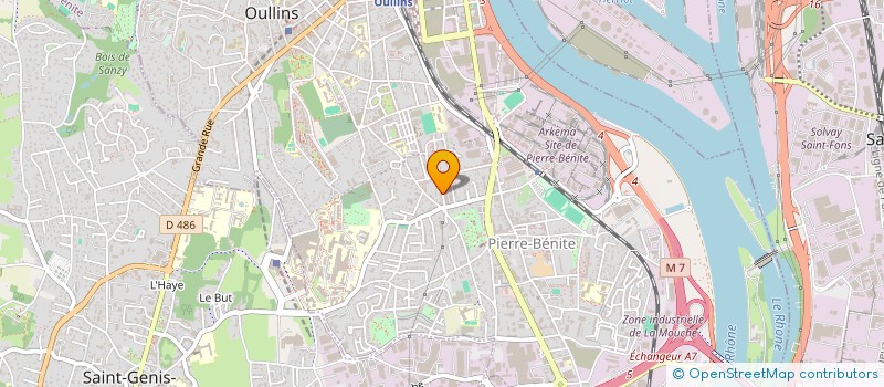 localisation de l'entreprise LEMHAN  OULLINS-PIERRE-BENITE