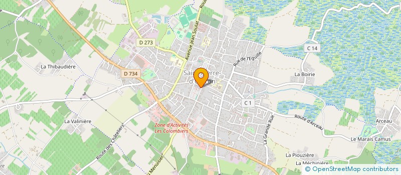 localisation de l'entreprise LEMI  SAINT-PIERRE-D'OLERON