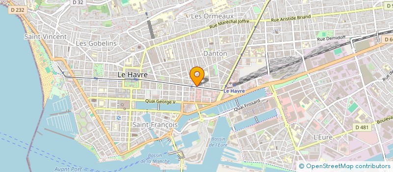 localisation de l'entreprise LEMIEUX SERVICES à LE HAVRE