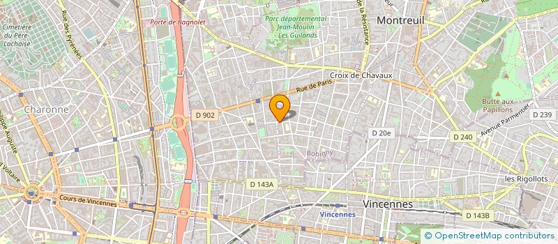 localisation de l'entreprise LEMIH BAT à MONTREUIL