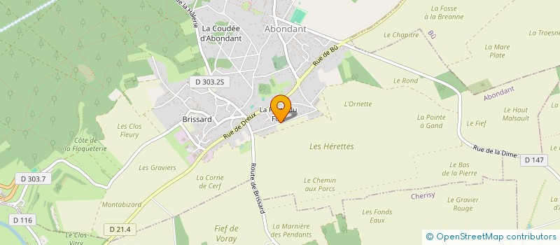 localisation de l'entreprise LEMING à ABONDANT