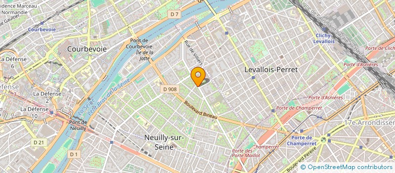 localisation de l'entreprise LEMINVEST à NEUILLY-SUR-SEINE