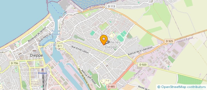 localisation de l'entreprise LEMIRE  MARTIN-EGLISE