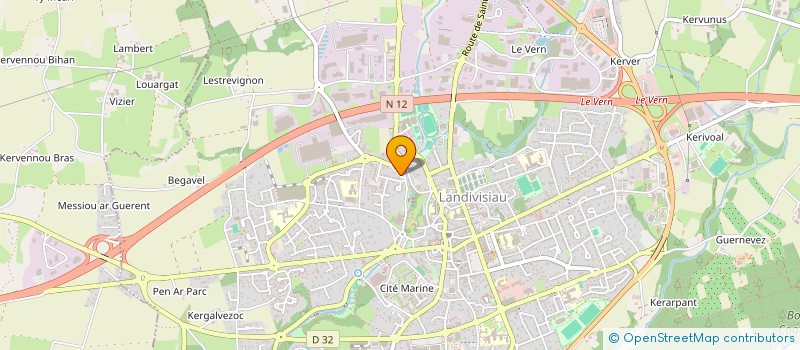 localisation de l'entreprise LEMISCO  LANDIVISIAU