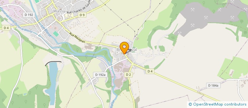 localisation de l'entreprise LEMJEC à MONTREUIL-SUR-BLAISE