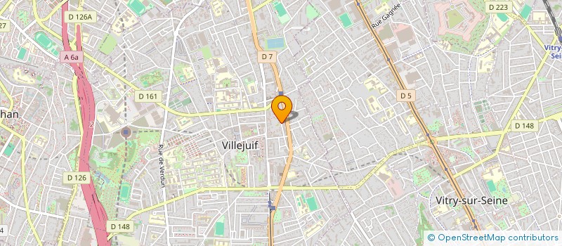 localisation de l'entreprise LEMLAW à VILLEJUIF
