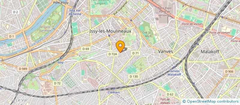 localisation de l'entreprise LEMM à ISSY-LES-MOULINEAUX