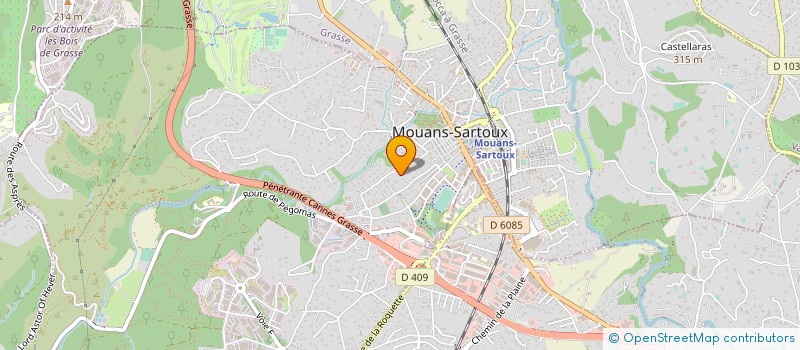 localisation de l'entreprise LEMMA GROUP  MOUANS-SARTOUX