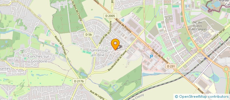 localisation de l'entreprise LEMMAD  CHANTELOUP-EN-BRIE