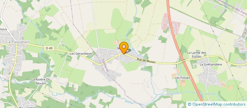 localisation de l'entreprise LEMMAN  TREILLIERES