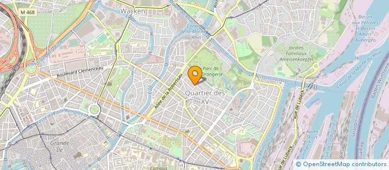localisation de l'entreprise LEMMEL IMMOBILIER à STRASBOURG