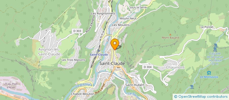 localisation de l'entreprise LEMO  SAINT-CLAUDE