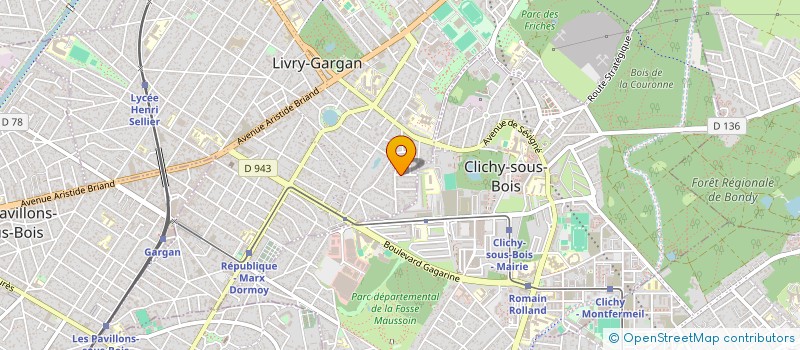 localisation de l'entreprise LEMO à LIVRY-GARGAN