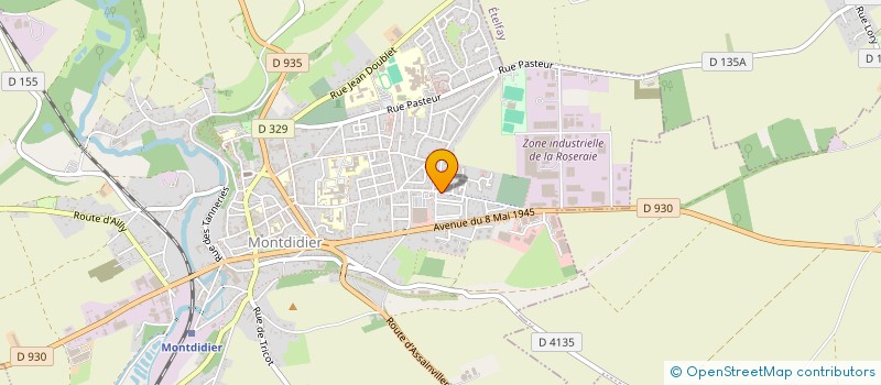 localisation de l'entreprise LEMOAL à MONTDIDIER