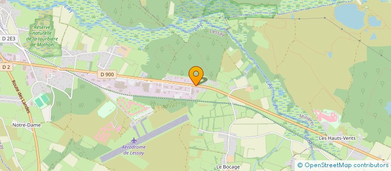 localisation de l'entreprise LEMOIGNE PAYSAGE  LESSAY