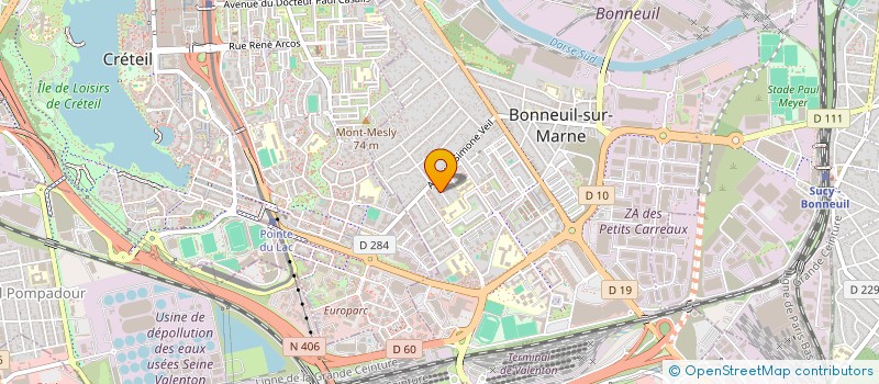 localisation de l'entreprise LEMOINE à BONNEUIL-SUR-MARNE