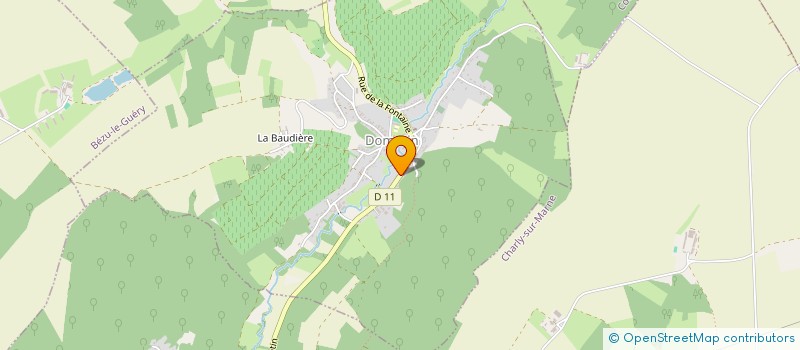 localisation de l'entreprise LEMOINE CHRISTOPHE à DOMPTIN