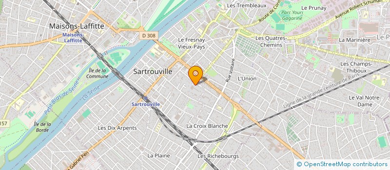 localisation de l'entreprise LEMOINE COTTARD ET FILS  SARTROUVILLE