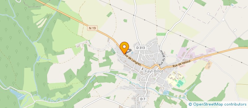 localisation de l'entreprise LEMOINE ET FILS à FAYL-BILLOT