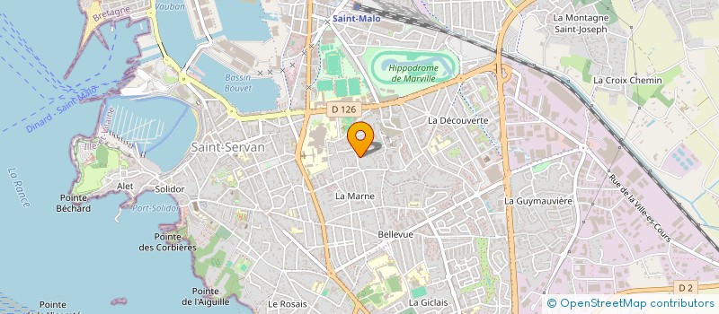 localisation de l'entreprise LEMOINE EURL  SAINT-MALO