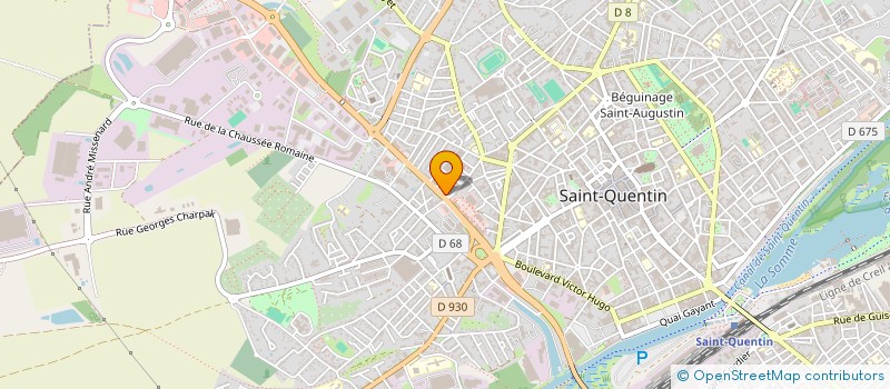 localisation de l'entreprise LEMOINE FI à SAINT-QUENTIN