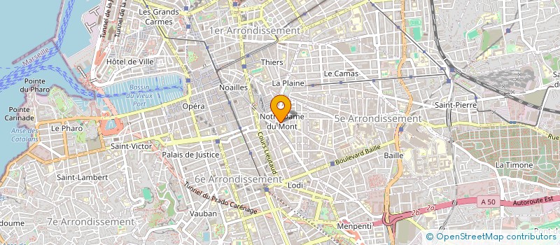 localisation de l'entreprise LEMOINE-FLEURUS à MARSEILLE