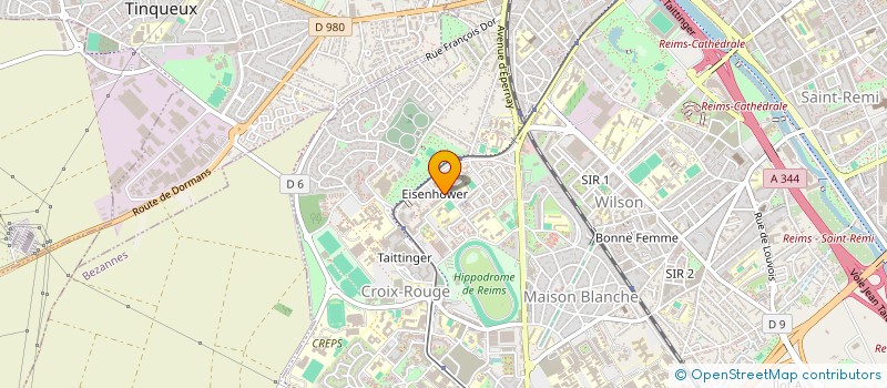 localisation de l'entreprise LEMOINE INGENIERIE à REIMS