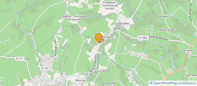 localisation de l'entreprise LEMOINE MAYONNADE  VERDELAIS