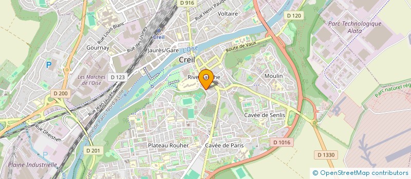 localisation de l'entreprise LEMOINE RENOV  CREIL