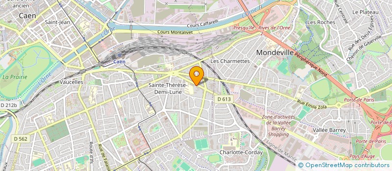 localisation de l'entreprise LEMOINE SARL à CAEN