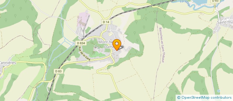localisation de l'entreprise LEMOINE SAS à MONT NOTRE DAME