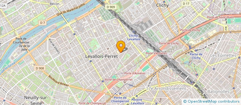 localisation de l'entreprise LEMOINE TS à LEVALLOIS-PERRET