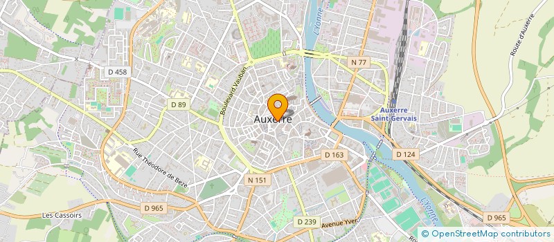 localisation de l'entreprise LEMOM à AUXERRE