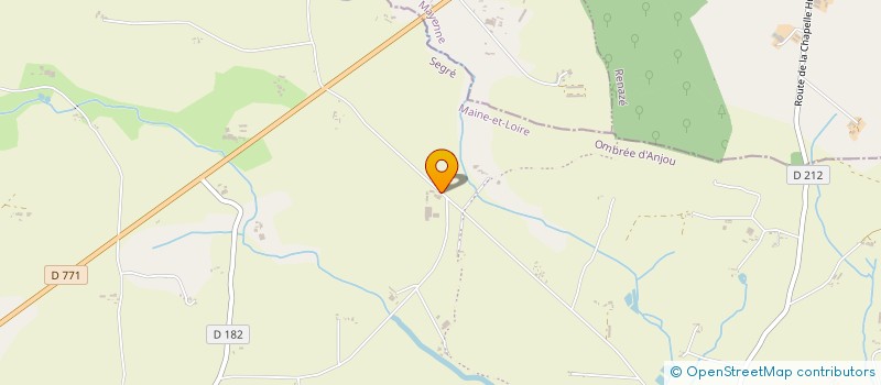 localisation de l'entreprise LEMOMA à OMBREE D'ANJOU