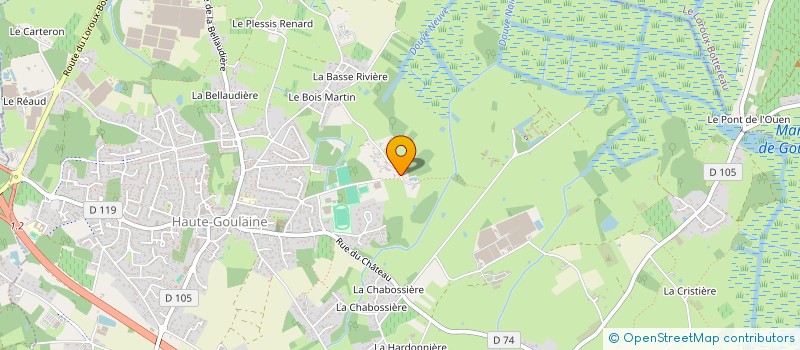 localisation de l'entreprise LEMON BLUE  HAUTE-GOULAINE