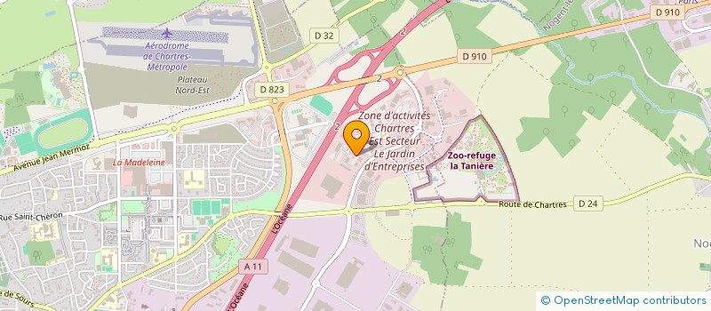 localisation de l'entreprise LEMON CREATION à CHARTRES