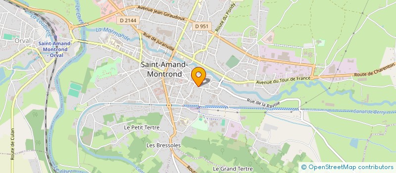localisation de l'entreprise LEMON FRACAS  SAINT-AMAND-MONTROND
