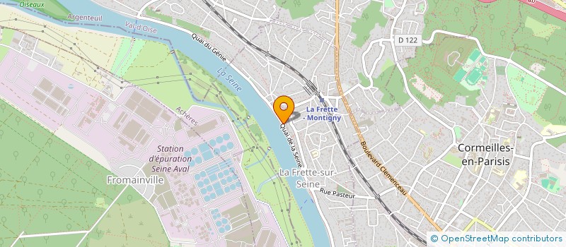 localisation de l'entreprise LEMON PLANETE  LA FRETTE-SUR-SEINE