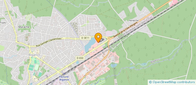 localisation de l'entreprise LEMON SHOT  BIGANOS