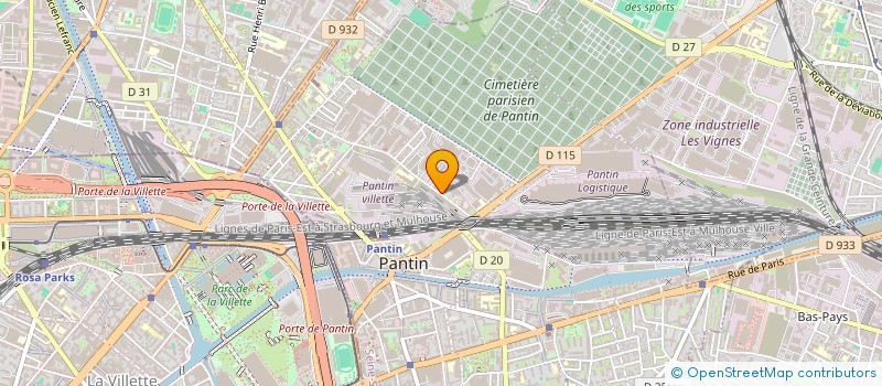 localisation de l'entreprise LEMON TRI à PANTIN