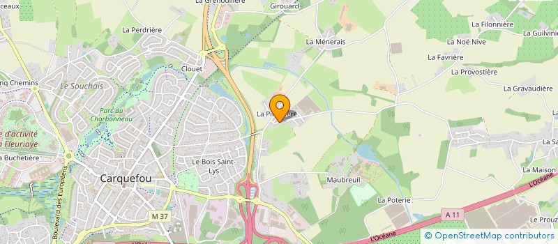 localisation de l'entreprise LEMONLABS à CARQUEFOU