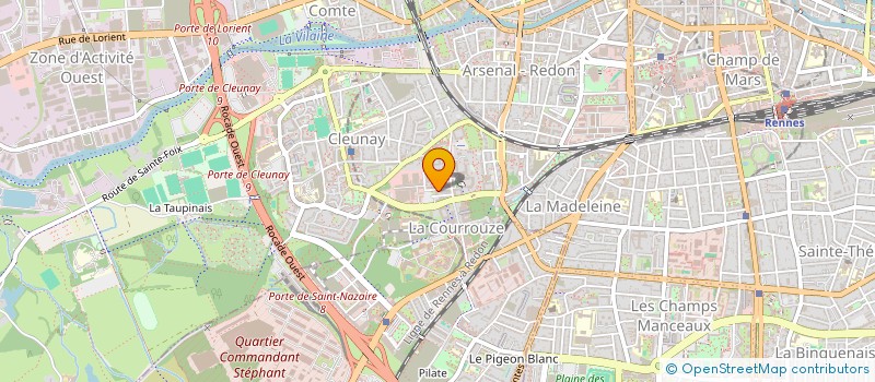 localisation de l'entreprise LEMONNIER-ANGENARD  RENNES