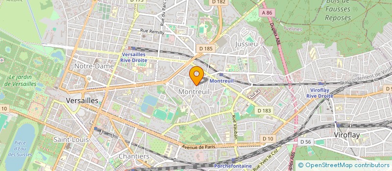 localisation de l'entreprise LEMONNIER INVEST à VERSAILLES
