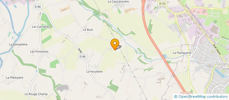 localisation de l'entreprise LEMONNIER JEREMY  CONDE-SUR-VIRE