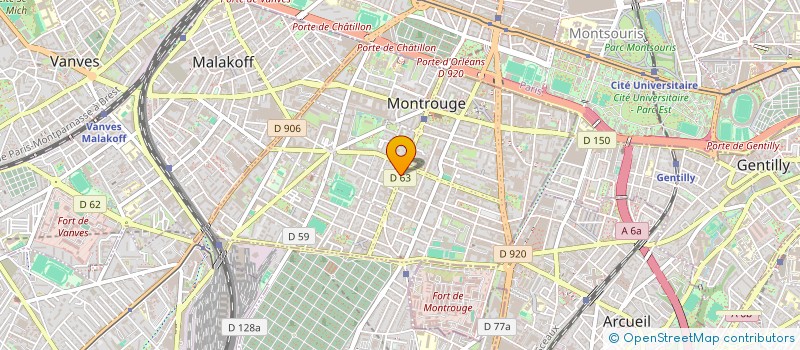localisation de l'entreprise LEMONT  MONTROUGE