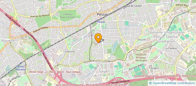 localisation de l'entreprise LEMOUNIER  PESSAC