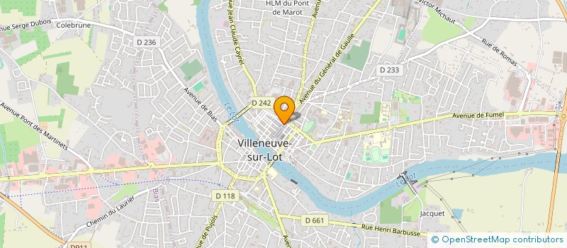 localisation de l'entreprise LEMOUZY à VILLENEUVE-SUR-LOT