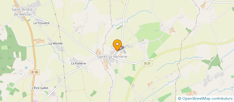 localisation de l'entreprise LEMOY TRAITEUR à SAINT-GEORGES-DES-GROSEILLERS