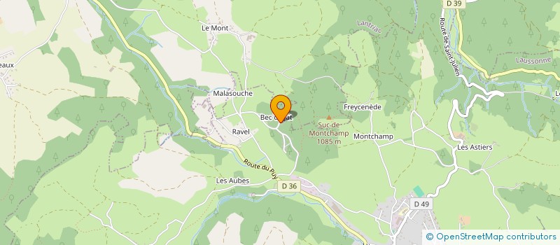 localisation de l'entreprise LEMOYNE COUSTILLES  LAUSSONNE