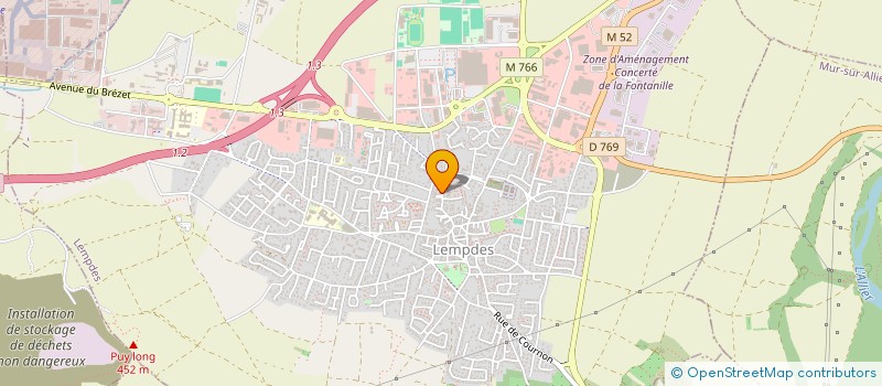 localisation de l'entreprise LEMPDES AMBULANCES  LEMPDES